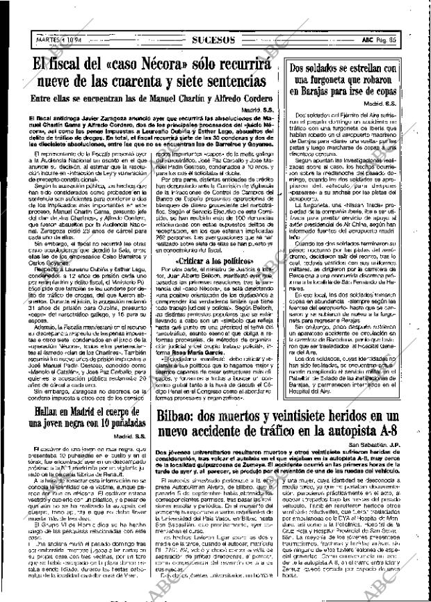 ABC MADRID 04-10-1994 página 85