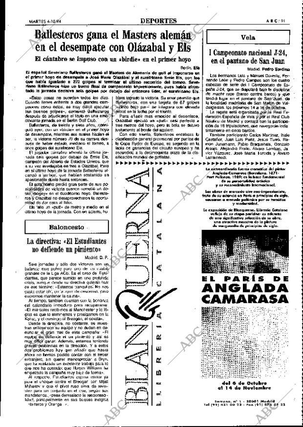 ABC MADRID 04-10-1994 página 91