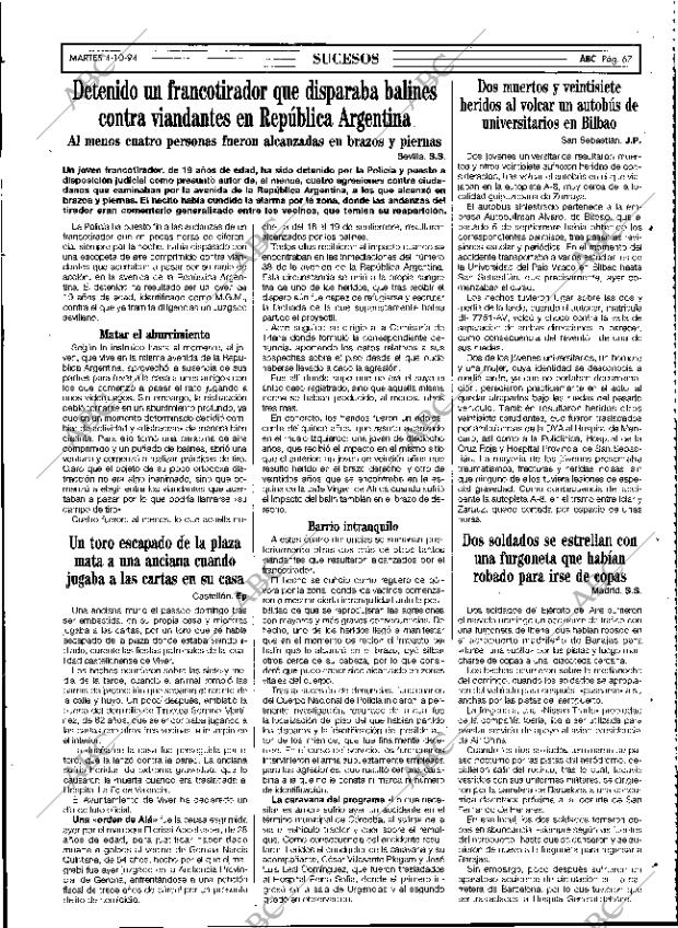 ABC SEVILLA 04-10-1994 página 67