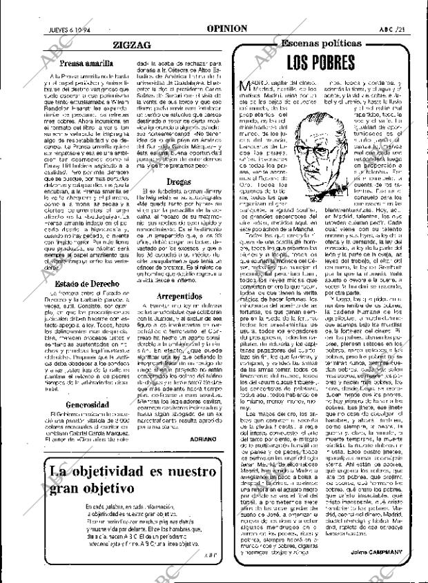 ABC SEVILLA 06-10-1994 página 21