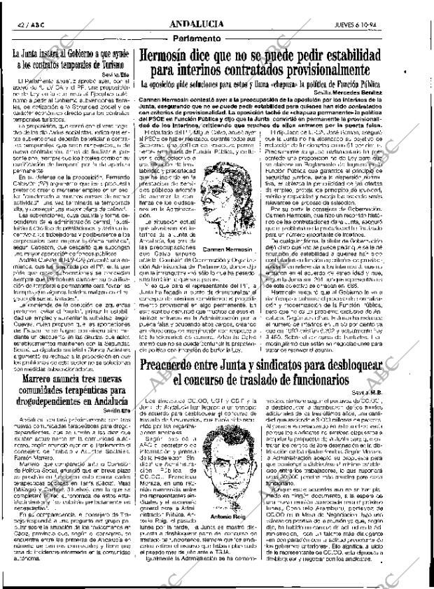 ABC SEVILLA 06-10-1994 página 42
