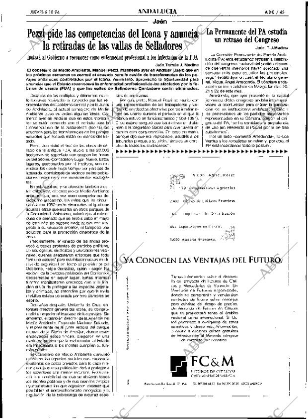 ABC SEVILLA 06-10-1994 página 45