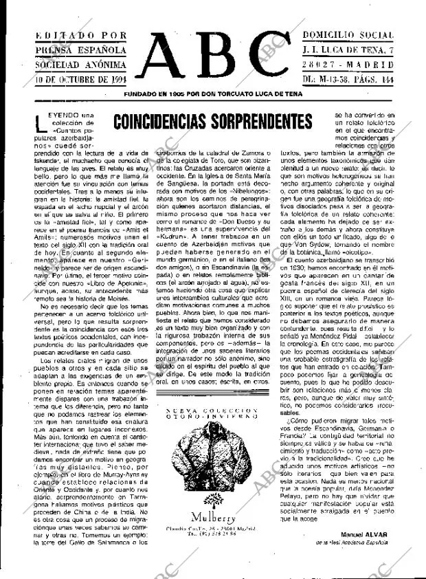 ABC MADRID 10-10-1994 página 3