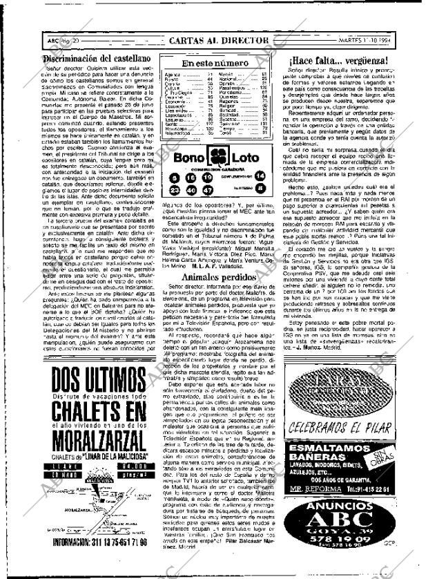 ABC MADRID 11-10-1994 página 20