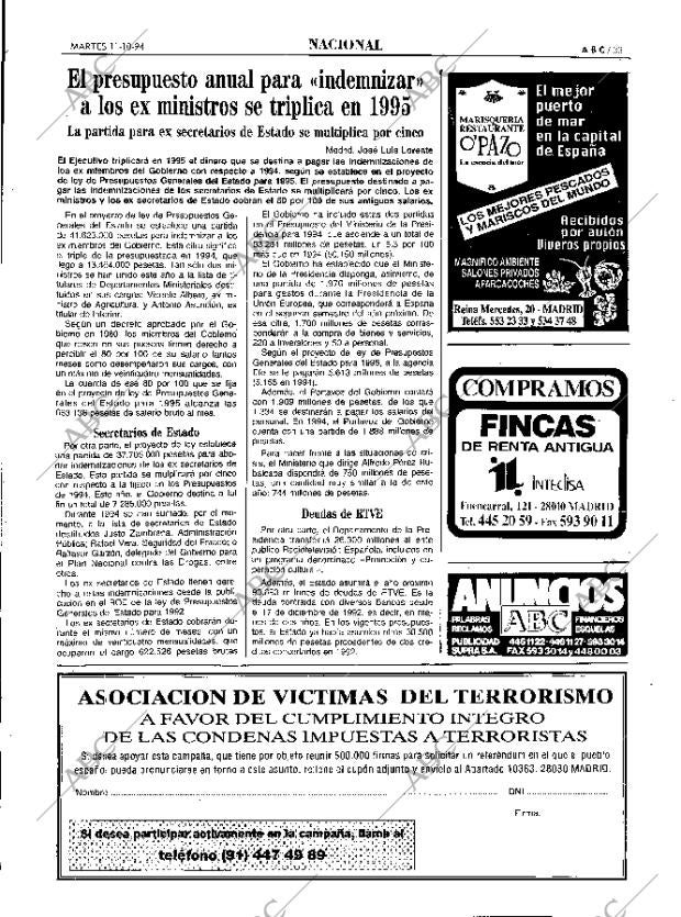 ABC MADRID 11-10-1994 página 33