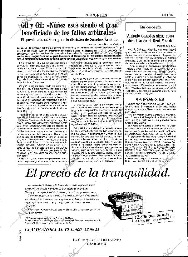 ABC MADRID 11-10-1994 página 87