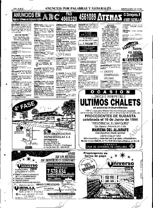 ABC SEVILLA 12-10-1994 página 114