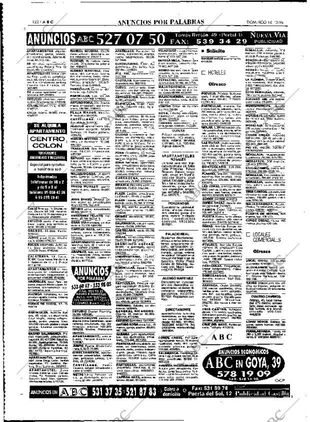 ABC MADRID 16-10-1994 página 122