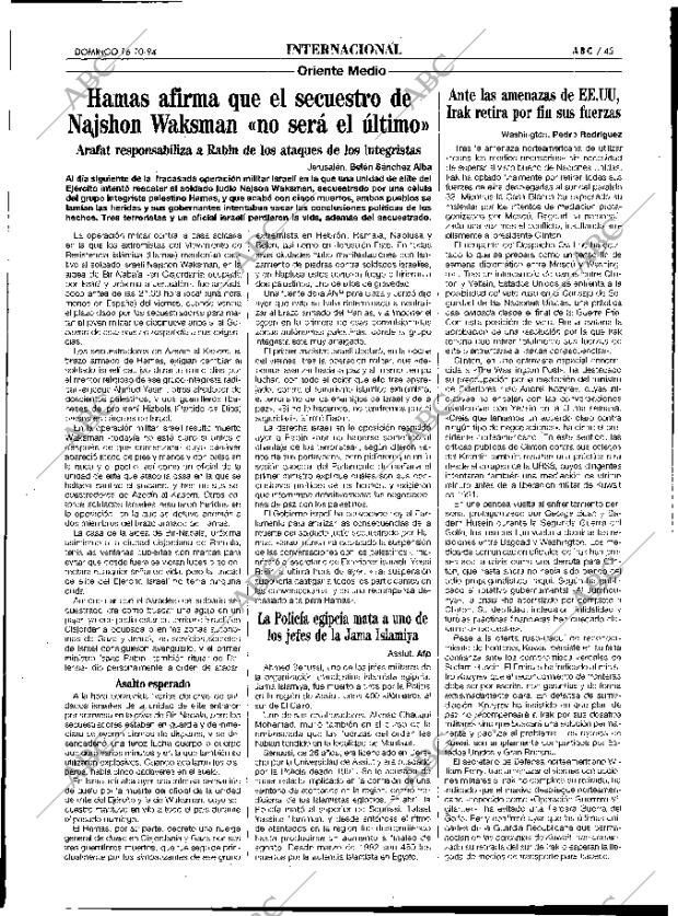 ABC MADRID 16-10-1994 página 45