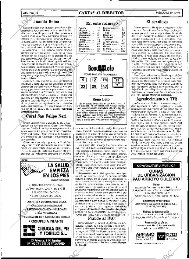 ABC SEVILLA 19-10-1994 página 16