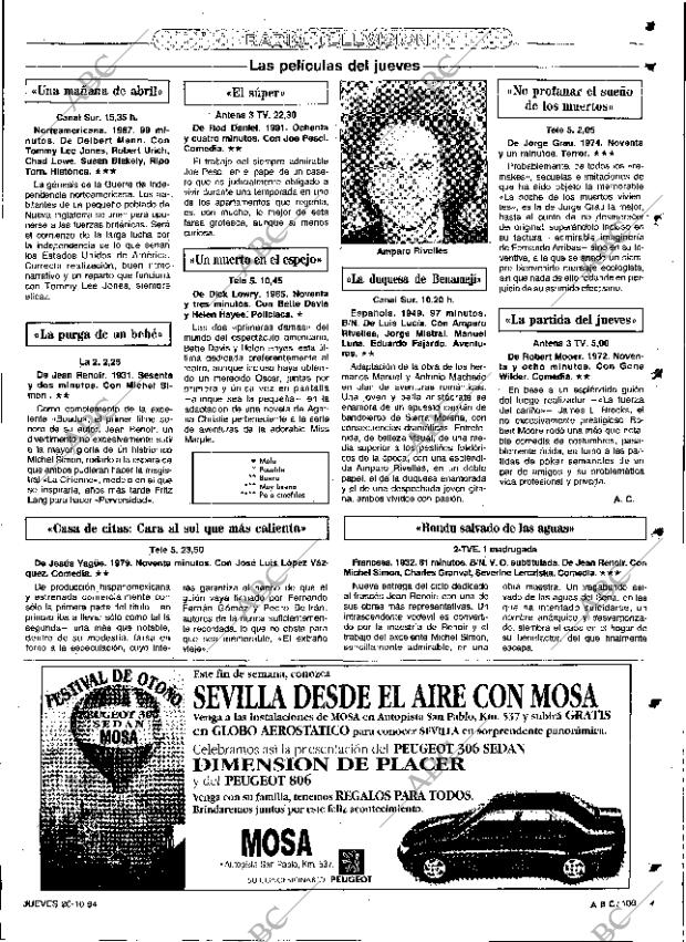 ABC SEVILLA 20-10-1994 página 109