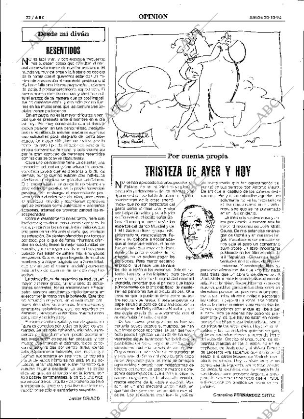 ABC SEVILLA 20-10-1994 página 22