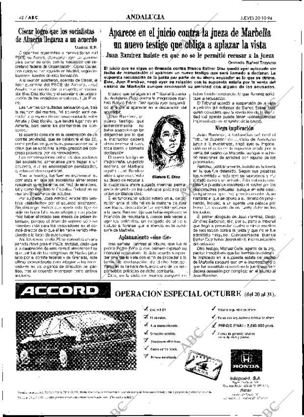 ABC SEVILLA 20-10-1994 página 42
