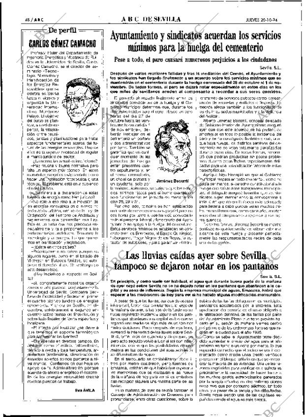 ABC SEVILLA 20-10-1994 página 48
