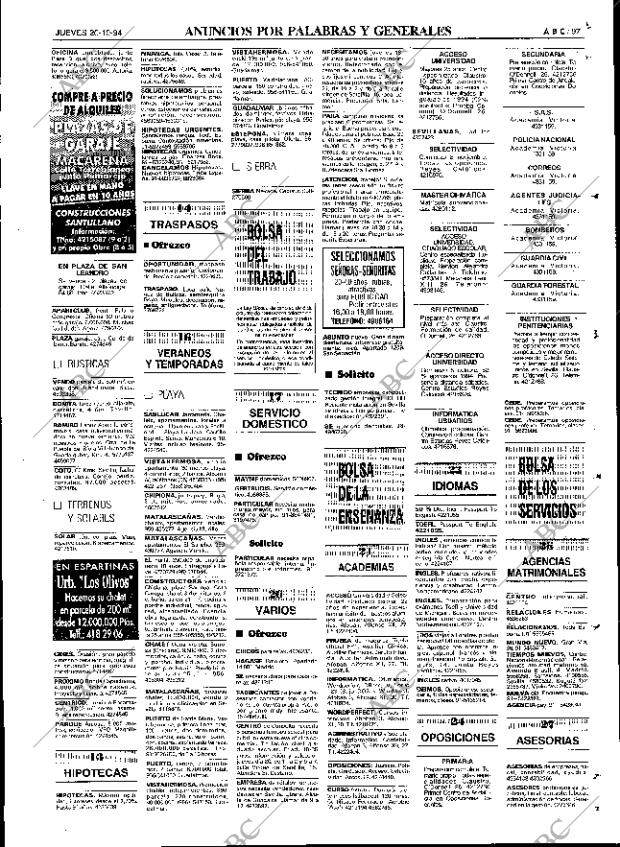 ABC SEVILLA 20-10-1994 página 97
