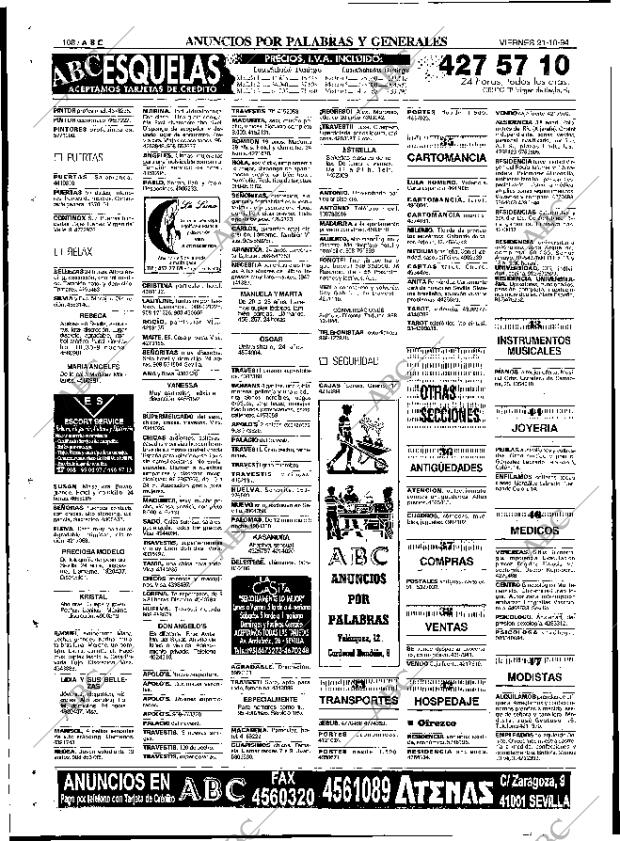 ABC SEVILLA 21-10-1994 página 108