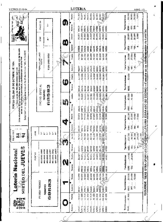 ABC SEVILLA 21-10-1994 página 111