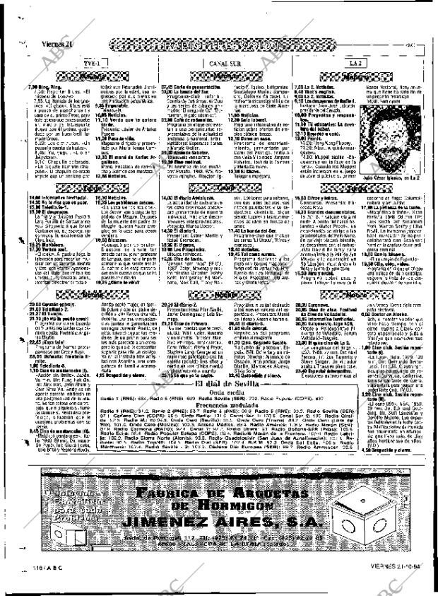 ABC SEVILLA 21-10-1994 página 118