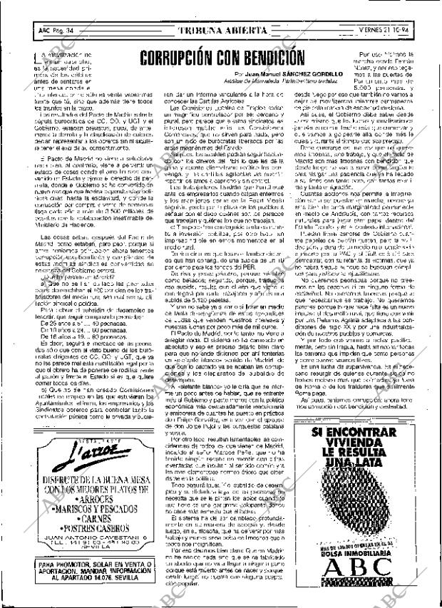ABC SEVILLA 21-10-1994 página 34
