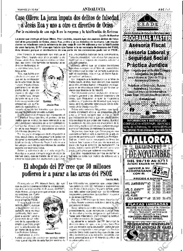 ABC SEVILLA 21-10-1994 página 41