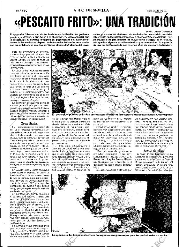 ABC SEVILLA 21-10-1994 página 60