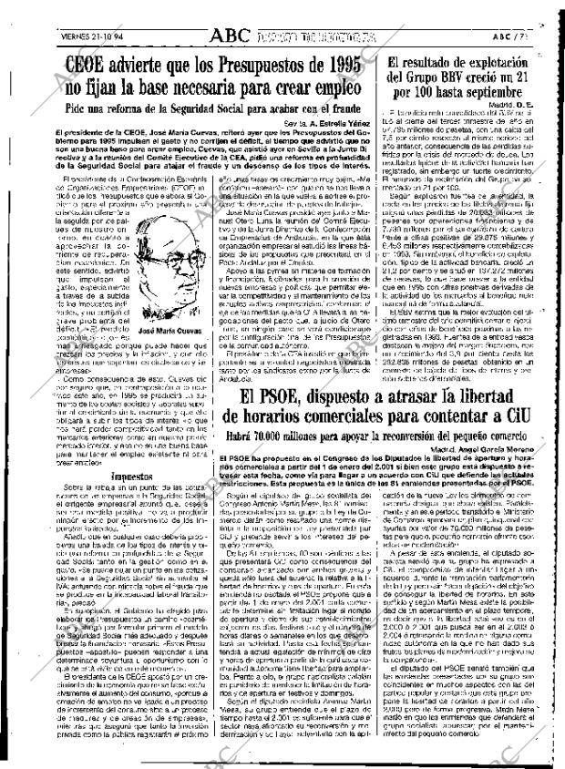 ABC SEVILLA 21-10-1994 página 71