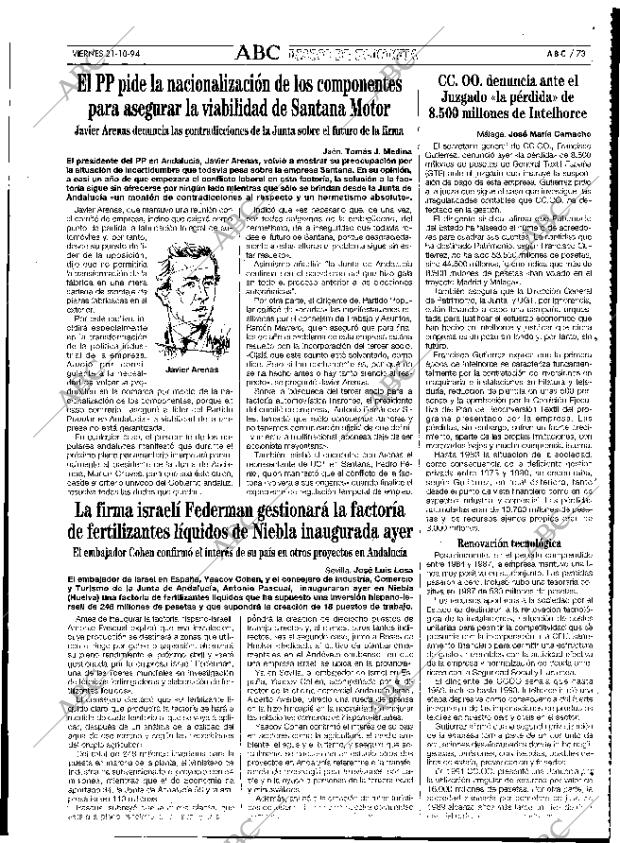 ABC SEVILLA 21-10-1994 página 73