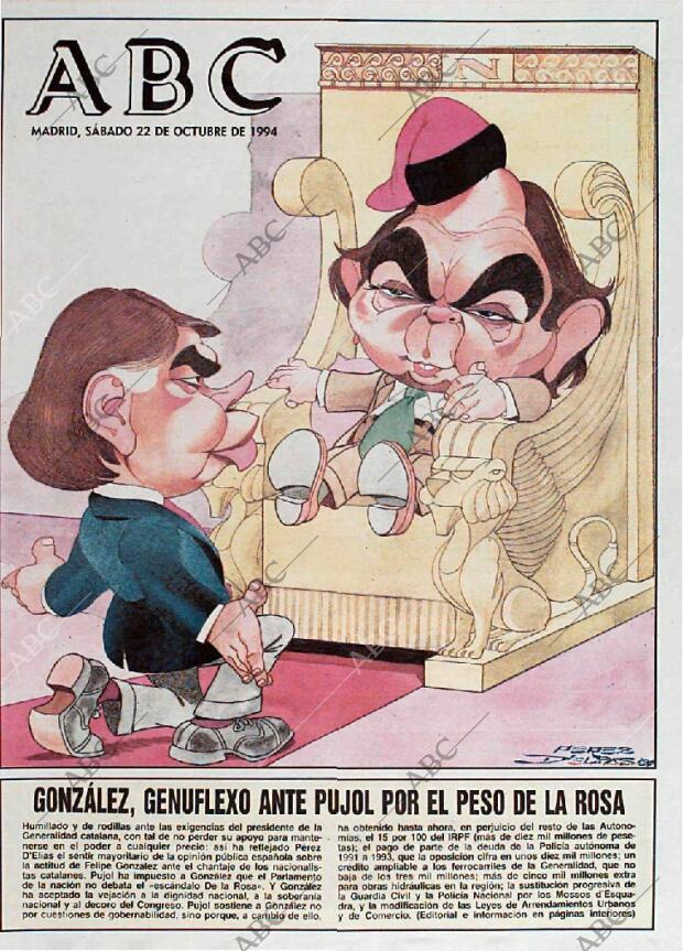 ABC MADRID 22-10-1994 página 1