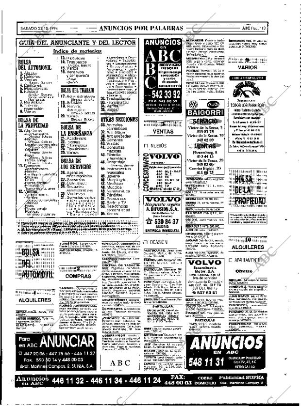 ABC MADRID 22-10-1994 página 113