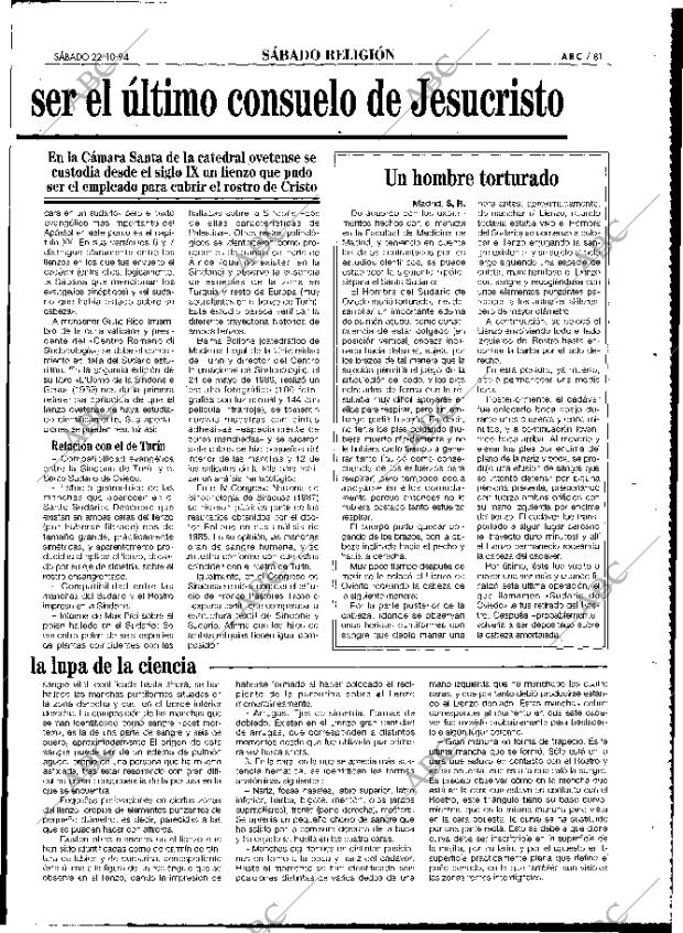 ABC MADRID 22-10-1994 página 81