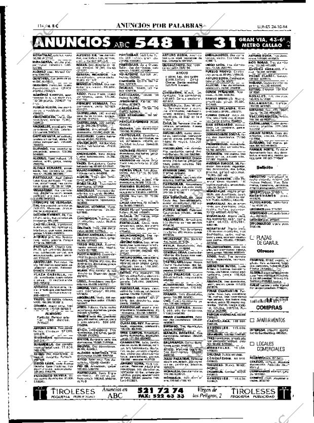 ABC MADRID 24-10-1994 página 114
