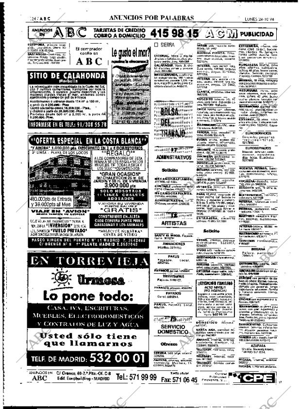 ABC MADRID 24-10-1994 página 124