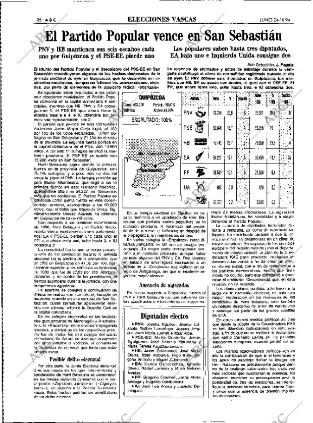 ABC MADRID 24-10-1994 página 26