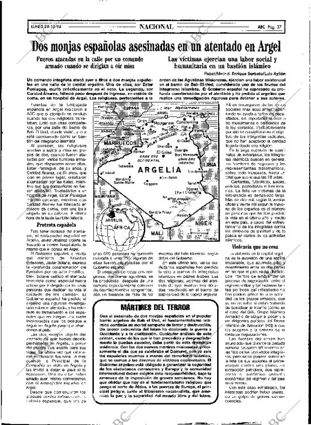 ABC MADRID 24-10-1994 página 37