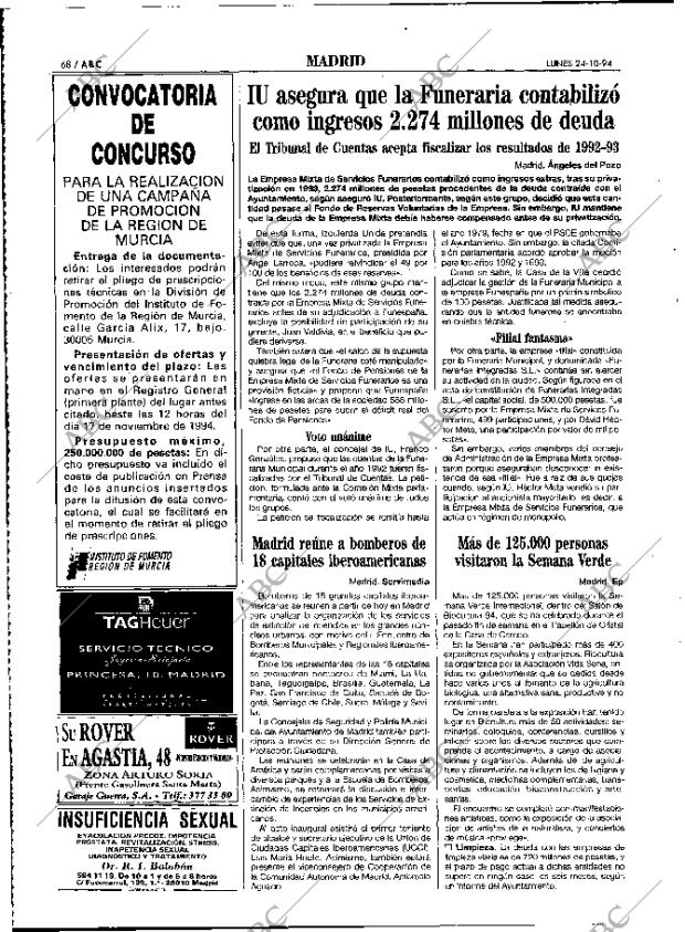 ABC MADRID 24-10-1994 página 68