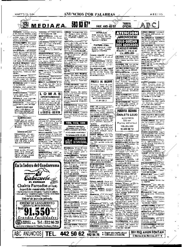 ABC MADRID 25-10-1994 página 115
