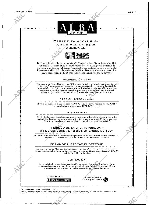 ABC MADRID 25-10-1994 página 51