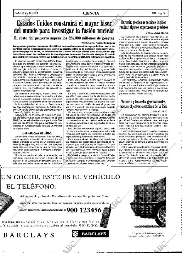 ABC MADRID 25-10-1994 página 55