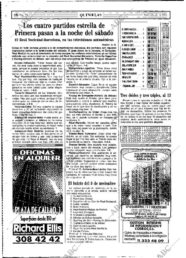 ABC MADRID 25-10-1994 página 90