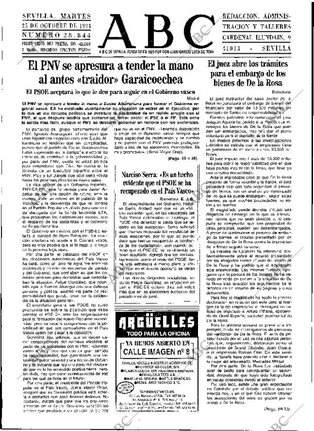 ABC SEVILLA 25-10-1994 página 15
