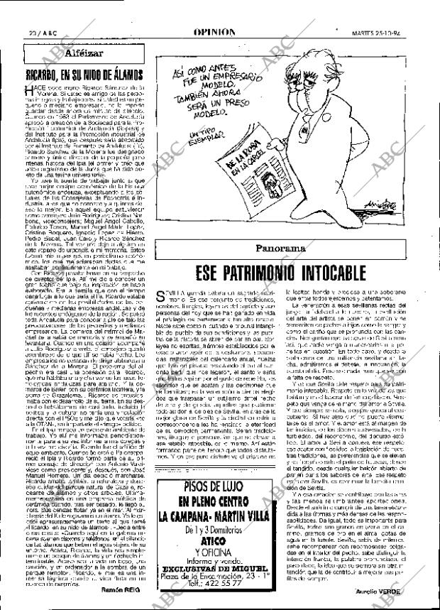 ABC SEVILLA 25-10-1994 página 20