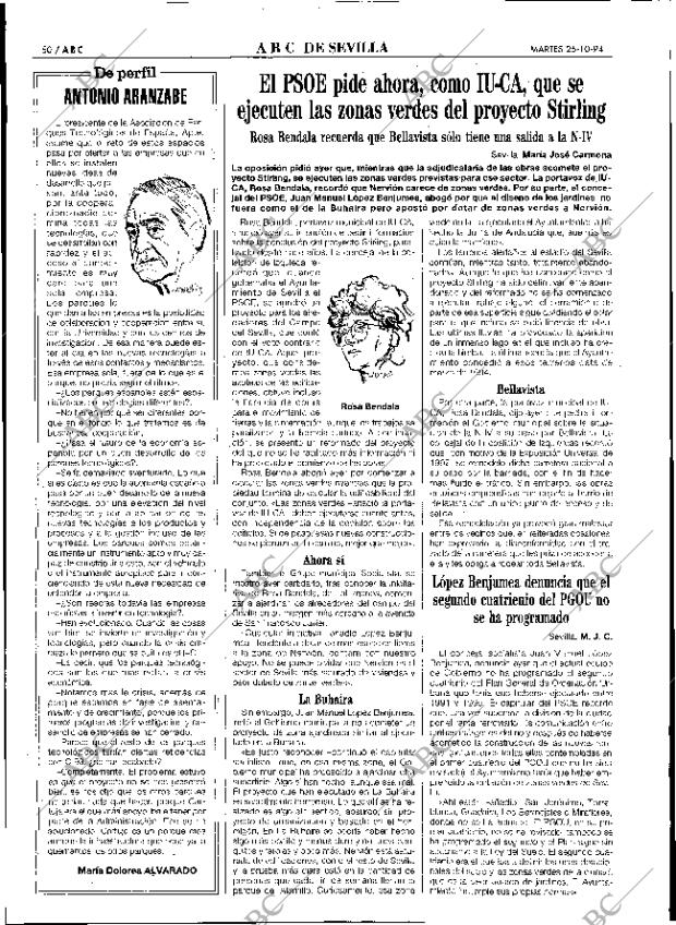 ABC SEVILLA 25-10-1994 página 50