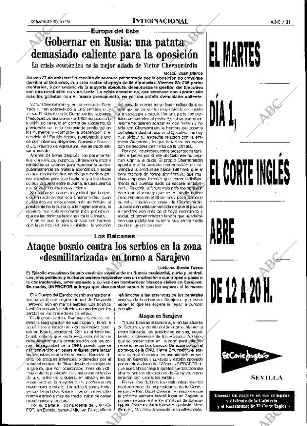 ABC SEVILLA 30-10-1994 página 31