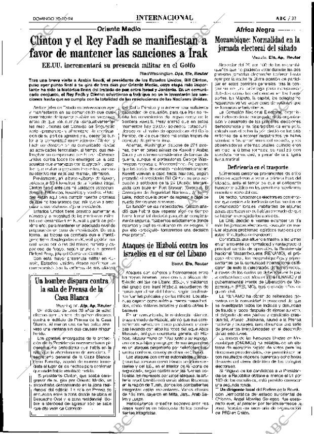 ABC SEVILLA 30-10-1994 página 33