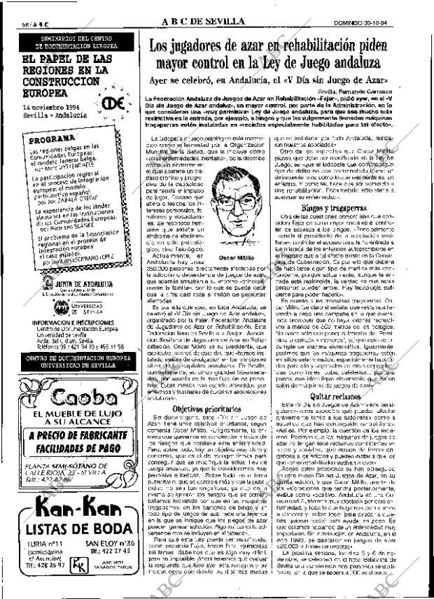 ABC SEVILLA 30-10-1994 página 58