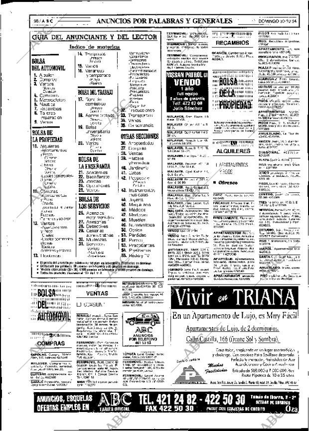 ABC SEVILLA 30-10-1994 página 98