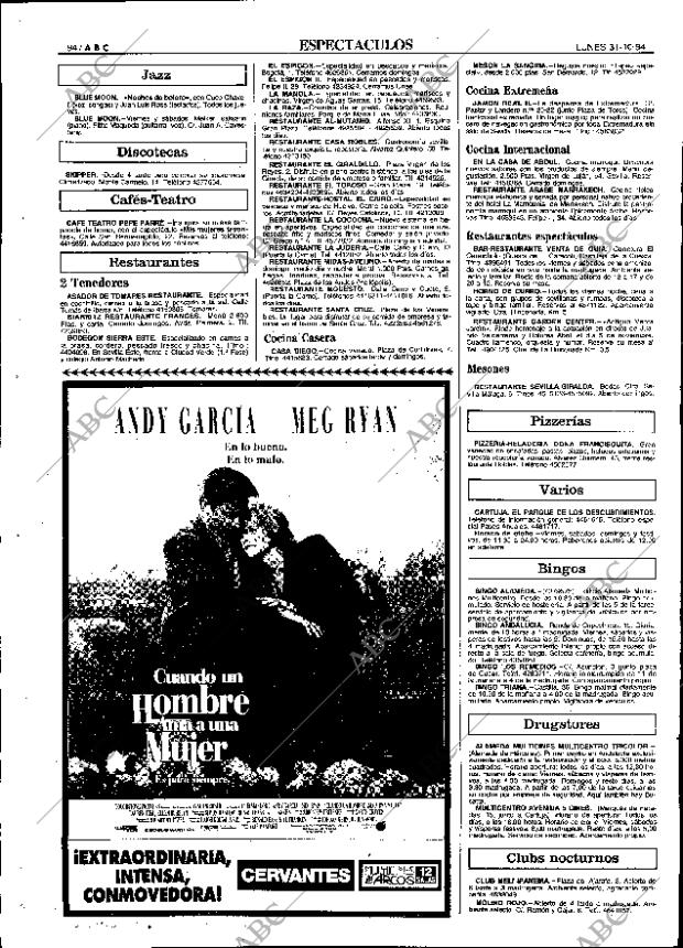 ABC SEVILLA 31-10-1994 página 94