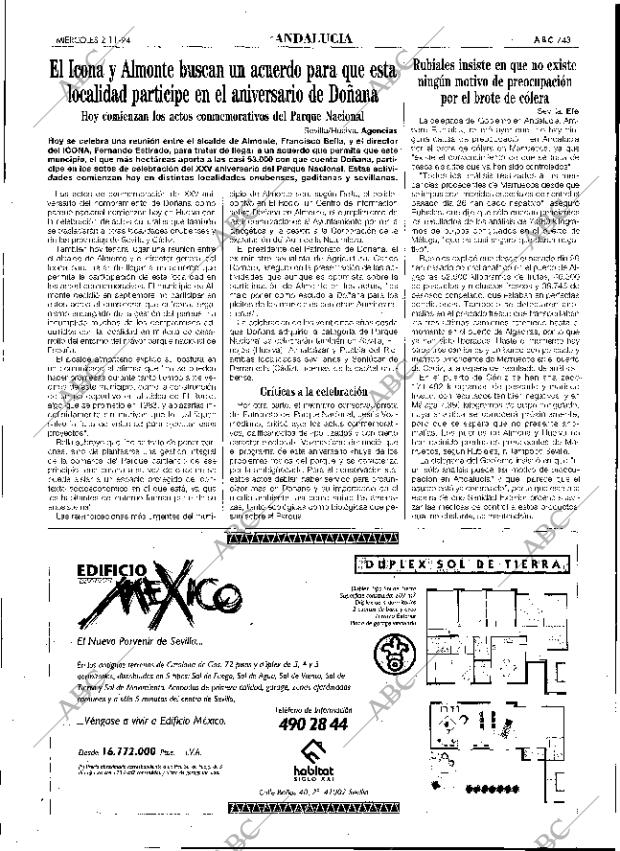 ABC SEVILLA 02-11-1994 página 43