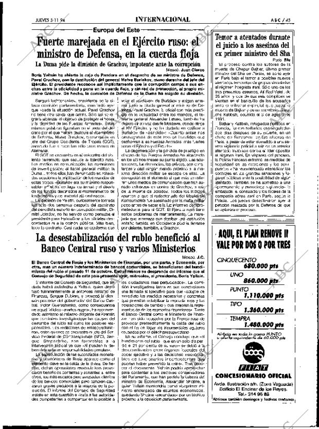 ABC MADRID 03-11-1994 página 45