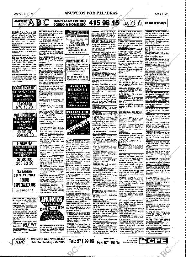 ABC MADRID 17-11-1994 página 129